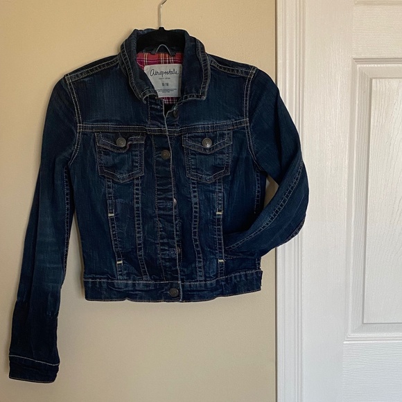 Aeropostale Dark Blue Denim Jacket, M - Picture 2 of 10